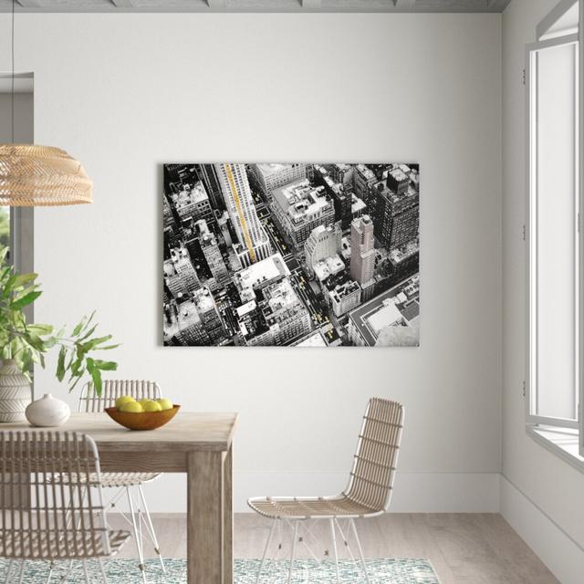 New York City Streets - Wrapped Canvas Photograph Print East Urban Home Size: 101.6 cm H x 142.2 cm W on Productcaster.