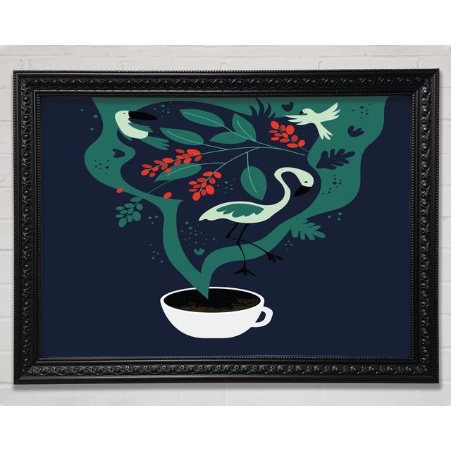 What A Lovely Coffee - Print Ophelia & Co. Size: 29.7cm H x 42cm W x 3cm D on Productcaster.