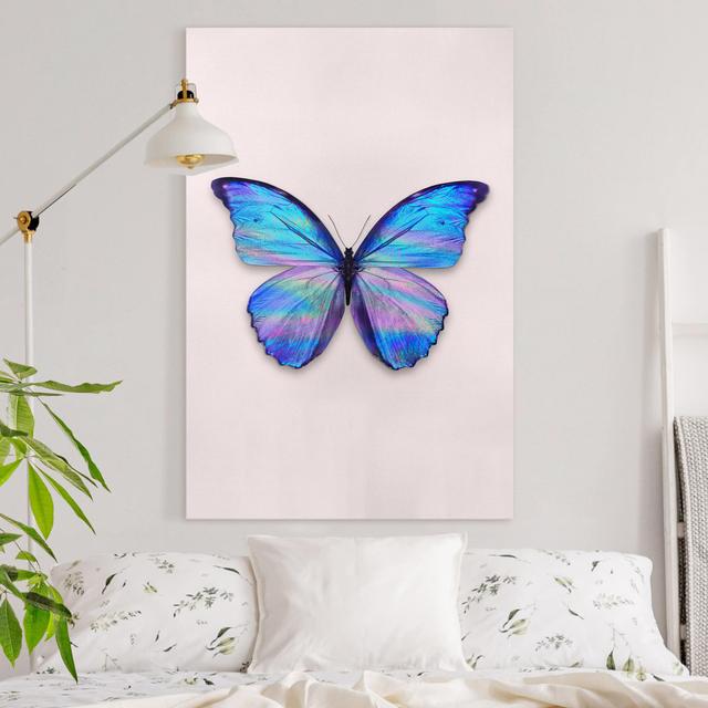 Leinwandbild Holografischer Schmetterling von Jonas Loose Sommerallee on Productcaster.