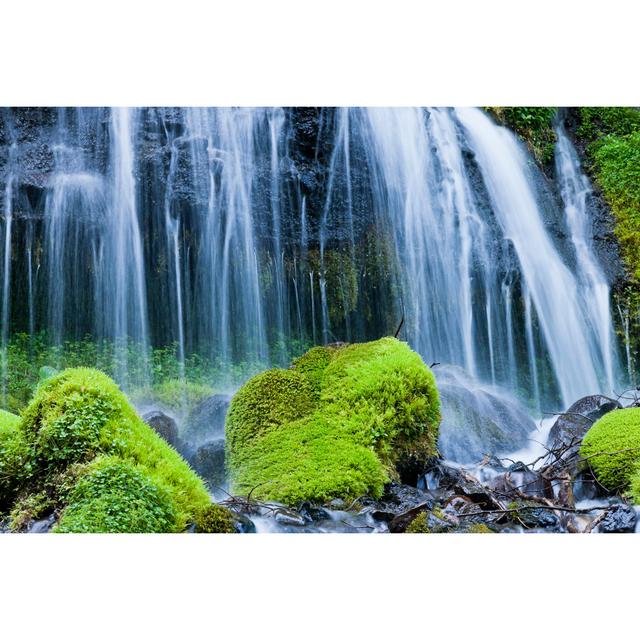 Waterfalls by Ooyoo - No Frame Print on Canvas Alpen Home Size: 51cm H x 76cm W on Productcaster.