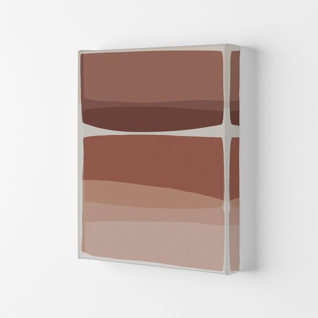 Modern Blush by Orara - Graphic Art Print on Paper 17 Stories Size: 29.7cm H x 21cm W x 3cm D, Format: Oak Framed on Productcaster.