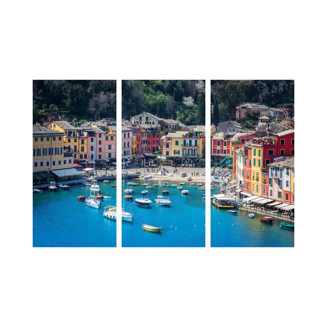 Portofino by Marco Carmassi - No Frame Gallery-Wrapped Canvas Giclée on Canvas Longshore Tides Size: 101.6cm H x 152.4cm W x 3.81cm D on Productcaster.