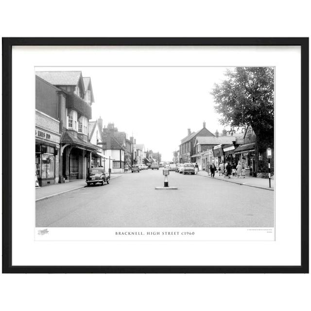 'Bracknell, High Street C1960' - Picture Frame Photograph Print on Paper The Francis Frith Collection Size: 40cm H X 50cm W x 2cm D on Productcaster.