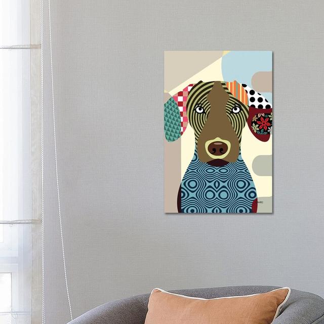 Vizsla - Wrapped Canvas Graphic Art ClassicLiving Size: 66.04cm H x 45.72cm W x 3.81cm D on Productcaster.