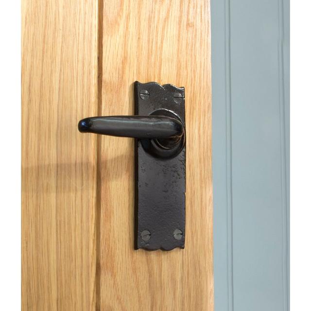 Black Oak Lever Latch Set (Set of 2) From The Anvil on Productcaster.