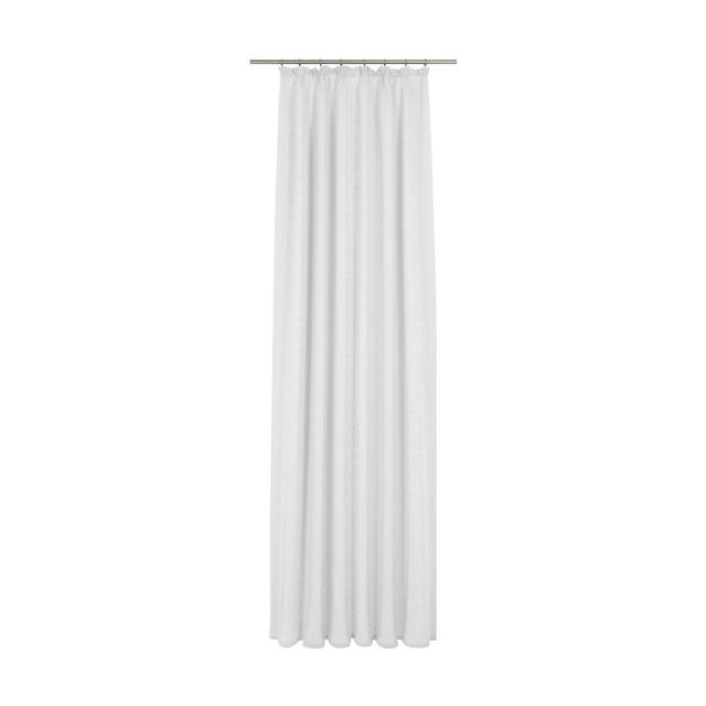 Shatley Pencil Pleat Semi Sheer Curtain Brayden Studio Dimensions per curtain: 260cm H x 600cm W on Productcaster.