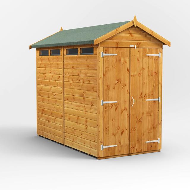 Apex 4.3 ft. W x 8.7 ft. D Solid Wood Shiplap Steep Slope Garden Shed POWERSHEDS on Productcaster.