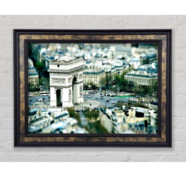 Triumphal Arch Paris - Single Picture Frame Art Prints Bright Star Size: 84.1cm H x 142.2cm W x 8cm D on Productcaster.