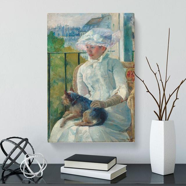 Young Girl At A Window by Mary Cassatt - Wrapped Canvas Painting East Urban Home Size: 76cm H x 50cm W x 3cm D on Productcaster.