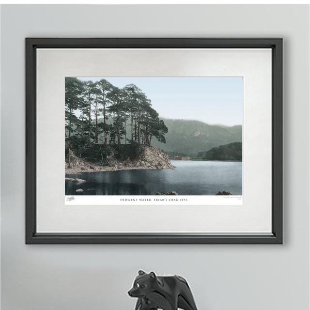 'Derwent Water, Friar's Crag 1893' by Francis Frith - Picture Frame Photograph Print on Paper The Francis Frith Collection Size: 28cm H x 36cm W x 2.3 on Productcaster.