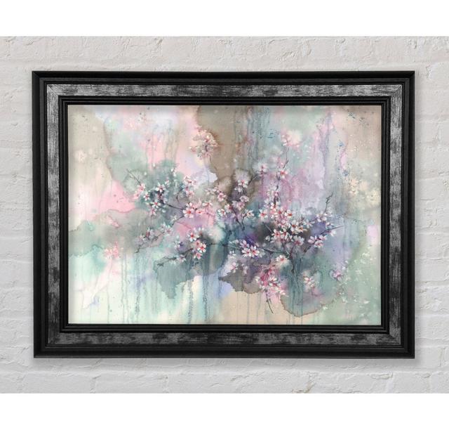 Abstract Flower Paradise - Single Picture Frame Art Prints Bright Star Size: 42cm H x 59.7cm W x 8cm D on Productcaster.