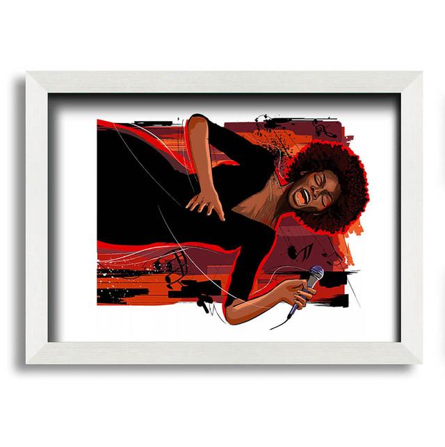 Hanford Soul Singer - Single Picture Frame Art Prints Rosdorf Park Size: 84.1cm H x 59.7cm W x 10cm D on Productcaster.