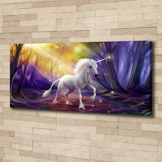 Leinwanddruck - Wandkunst - Drucke auf Leinwand - 125X50 Bildmotiv: Einhorn Maturi on Productcaster.