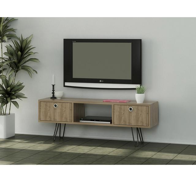 TV-Lowboard Charlemont für TVs bis zu 50" Williston Forge Farbe: Braun on Productcaster.