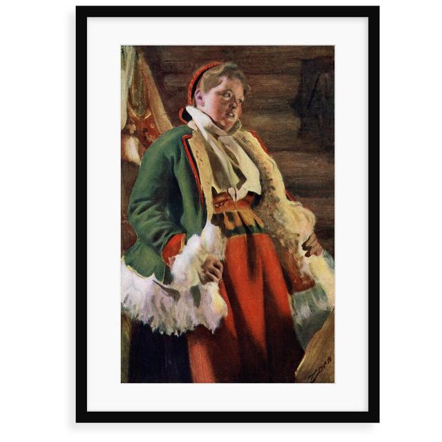 'Braskkulla, a Peasant Girl from Moro' Painting Marlow Home Co. Size: 50cm H x 40cm W x 2.3cm D, Format: Framed Paper on Productcaster.