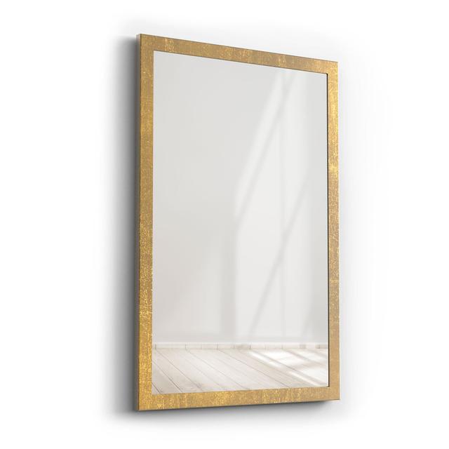 Anciaux Framed Wall Mounted Accent Mirror in Gold Brambly Cottage Size: 65cm H x 85cm W on Productcaster.