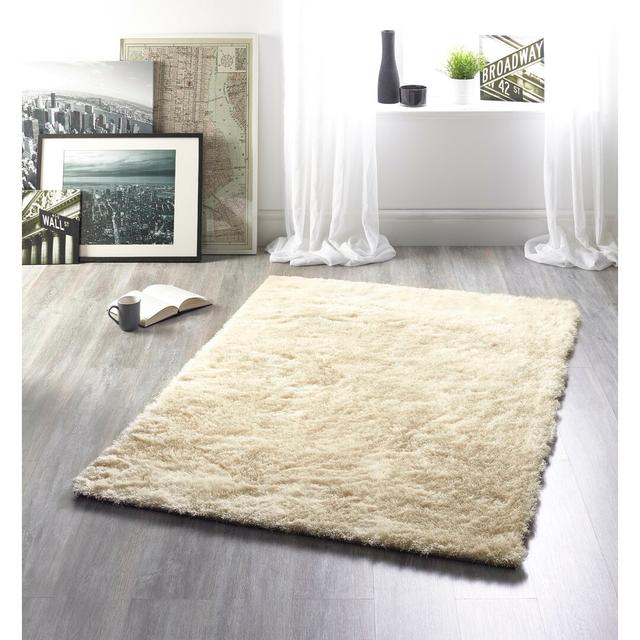 Sinead Hand Tufted Champagne Rug Rosdorf Park Rug Size: Rectangle 120 x 170cm on Productcaster.