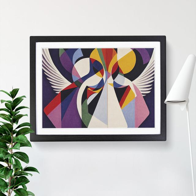 Abstract Angel Vol.2 - Picture Frame Graphic Art Metro Lane Frame Colour: Black, Size: 46cm H x 64cm W x 2cm D on Productcaster.