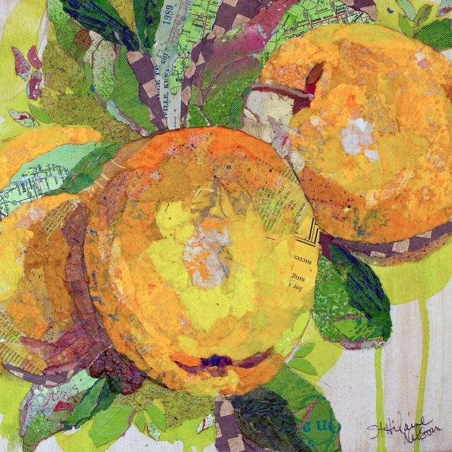 Nature's Gold by Elizabeth St. Hilaire - Wrapped Canvas Painting Rosalind Wheeler Size: 30cm H x 30cm W on Productcaster.