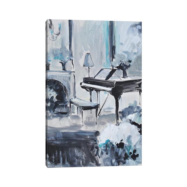 Piano In Blue III Rosalind Wheeler Size: 45.72cm H x 30.48cm W x 1.91cm D on Productcaster.