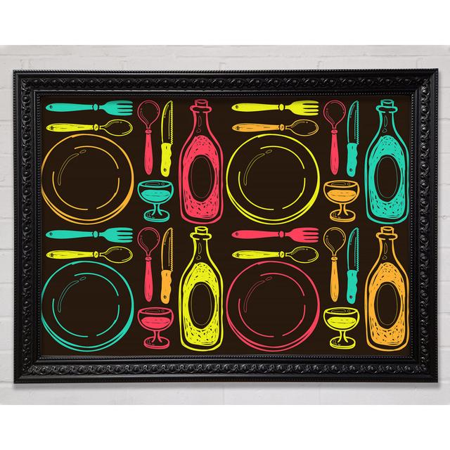 I Love Cooking 4 - Single Picture Frame Art Prints Bright Star Size: 42cm H x 59.7cm W on Productcaster.