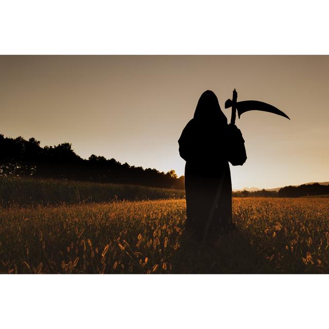 Grim Reaper In The Sunset by Black Lollipop - No Frame Art Prints on Canvas 17 Stories Size: 30cm H x 46cm W on Productcaster.