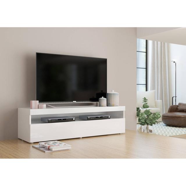 Betzaida TV Stand for TVs up to 50" Ebern Designs Colour: White on Productcaster.