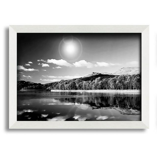 Sun Lake Reflections - Single Picture Frame Art Prints Union Rustic Size: 29.7cm H x 42cm W on Productcaster.