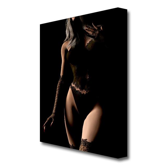 The Light Of A Woman Nudes - Wrapped Canvas Photograph Print East Urban Home Size: 101.6 cm H x 66 cm W on Productcaster.