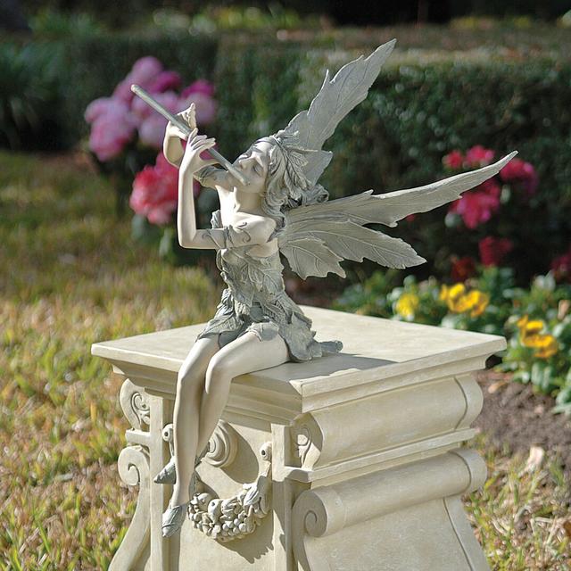 Statue Fairy of West Wind Sitting Design Toscano on Productcaster.