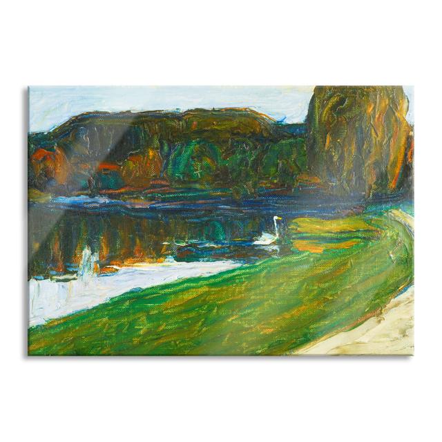 Picture by Wassily Kandinsky - Unframed Painting on Glass Ophelia & Co. Size: 60cm H x 80cm W x 0.4cm D on Productcaster.