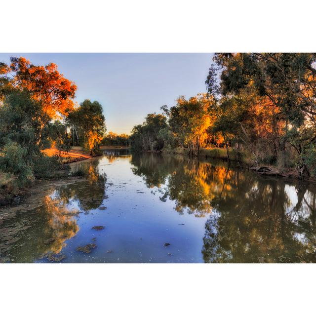 Moree Gwydir River - Wrapped Canvas Print Union Rustic Size: 81cm H x 122cm W on Productcaster.