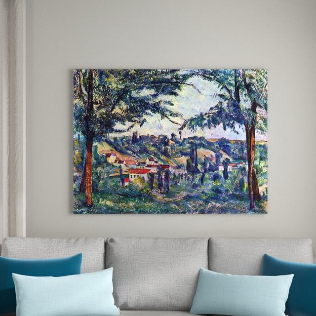 Paul Cezanne - Wrapped Canvas Painting East Urban Home Size: 60cm H x 80cm W x 1.8cm D on Productcaster.