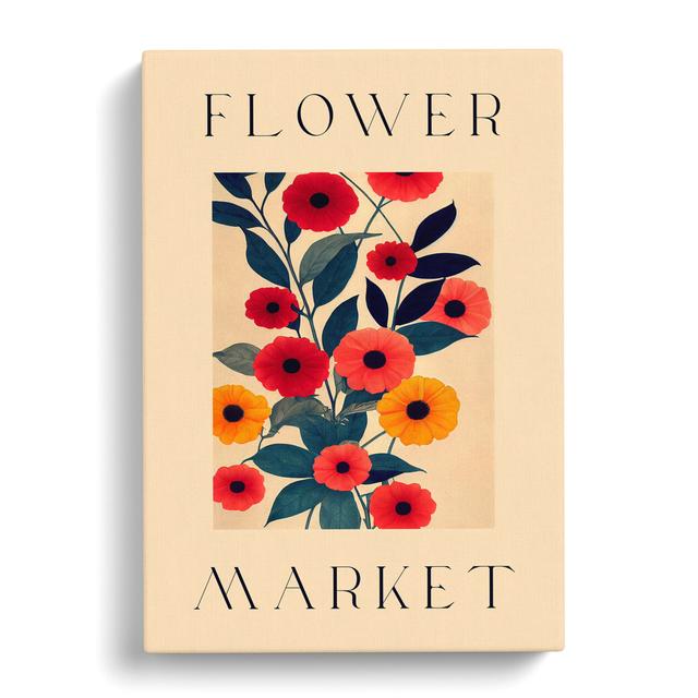 Colourful Flower Market Exhibition No.6 George Oliver on Productcaster.