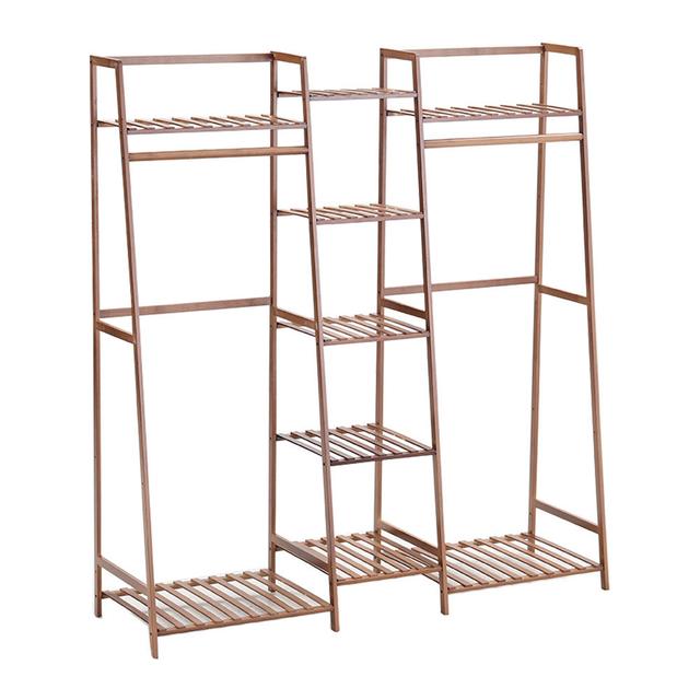 Hadid 130cm Clothing Rack Rebrilliant on Productcaster.