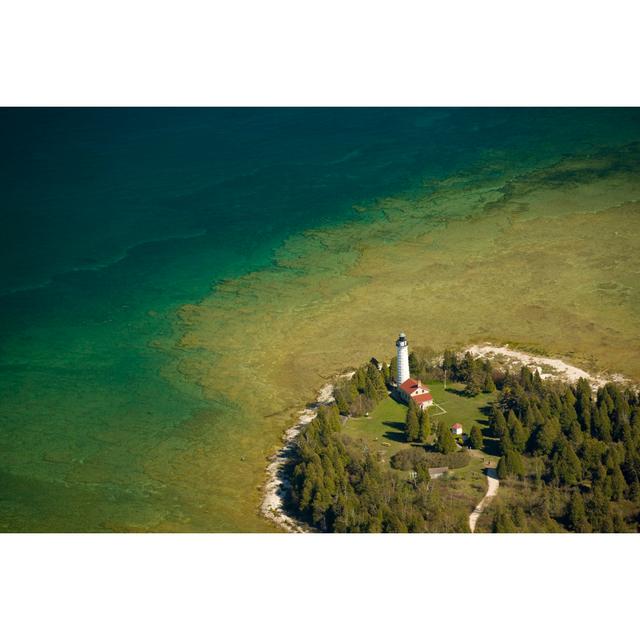 Burtine Light House by Balloonguy - Wrapped Canvas Print Breakwater Bay Size: 20cm H x 30cm W x 3.8cm D on Productcaster.