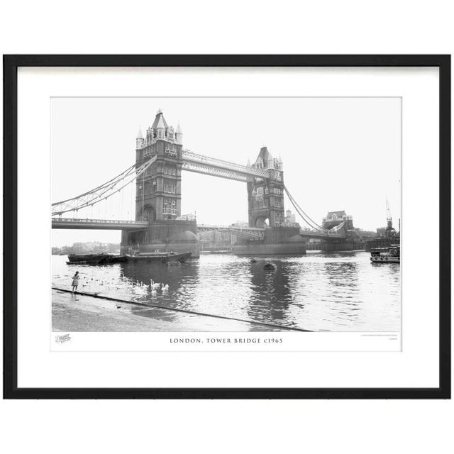 London, Tower Bridge C1965 by Francis Frith - Single Picture Frame Print The Francis Frith Collection Size: 60cm H x 80cm W x 2.3cm D on Productcaster.