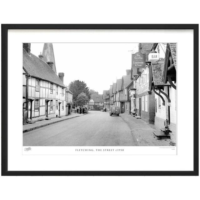 Fletching, The Street C1950 by Francis Frith - Single Picture Frame Print The Francis Frith Collection Size: 45cm H x 60cm W x 2.3cm D on Productcaster.