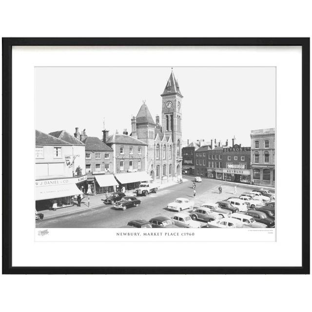 'Newbury, Market Place C1960' by Francis Frith - Picture Frame Photograph Print on Paper The Francis Frith Collection Size: 40cm H x 50cm W x 2.3cm D on Productcaster.