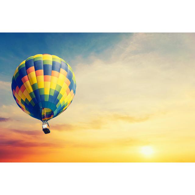 Balloon in Sky by Chaturong - Wrapped Canvas Photograph 17 Stories Size: 51cm H x 76cm W on Productcaster.