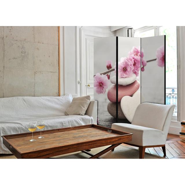 135cm W x 172cm H 3 - Panel One Sided Room Divider Folding Room Divider East Urban Home on Productcaster.