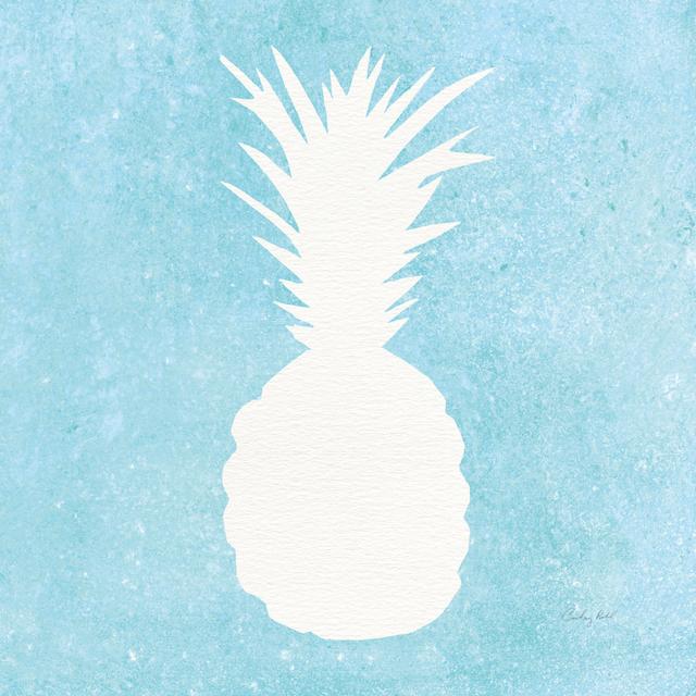 Tropical Fun Pineapple Silhouette I by Courtney Prahl - Wrapped Canvas Painting 17 Stories Size: 91cm H x 91cm W x 3.8cm D on Productcaster.