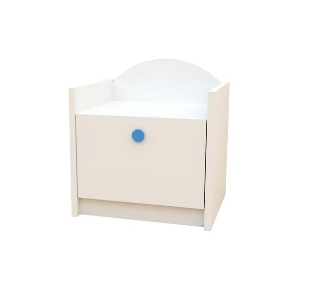 Szn02 bedside table, white handle Isabelle & Max on Productcaster.