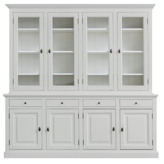 Babak Display Cabinet Rosalind Wheeler Colour: Light Grey on Productcaster.