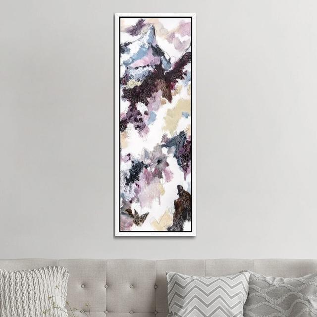 Quiet by Cristina Dalla Valentina - Panoramic Painting on Canvas Latitude Run Format: White Framed, Size: 152.4cm H x 50.8cm W x 3.81cm D on Productcaster.