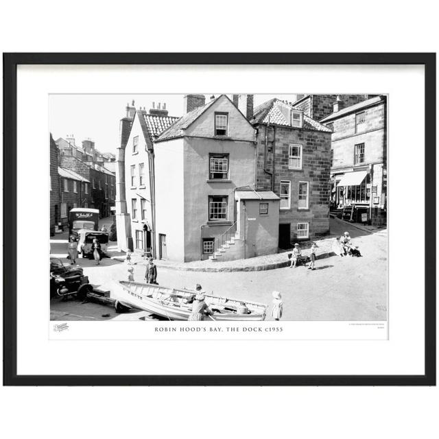 'Robin Hood's Bay, the Dock C1955' by Francis Frith - Picture Frame Photograph Print on Paper The Francis Frith Collection Size: 45cm H x 60cm W x 2.3 on Productcaster.