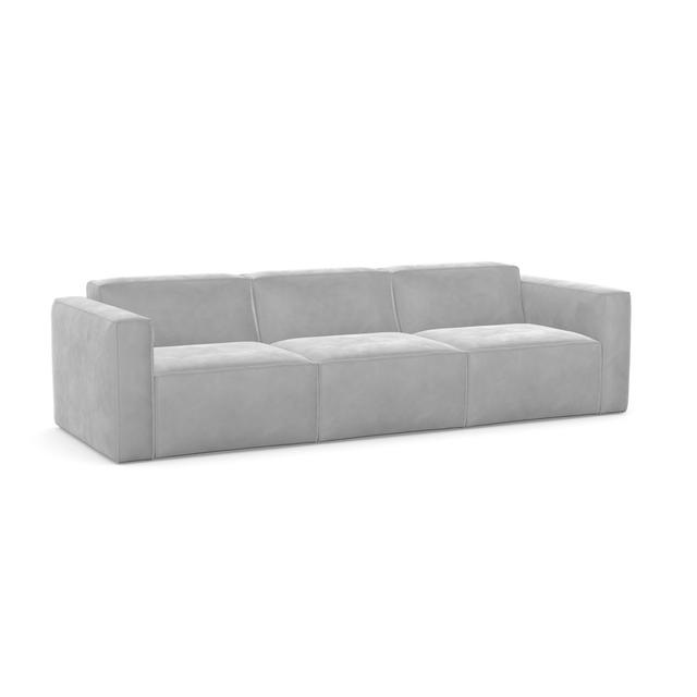 Alrahman 3 Seater Sofa Latitude Run Upholstery Colour: Grey on Productcaster.