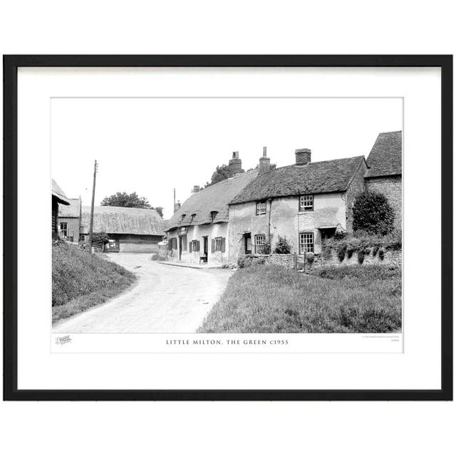 'Little Milton, the Green C1955' by Francis Frith - Picture Frame Photograph Print on Paper The Francis Frith Collection Size: 60cm H x 80cm W x 2.3cm on Productcaster.