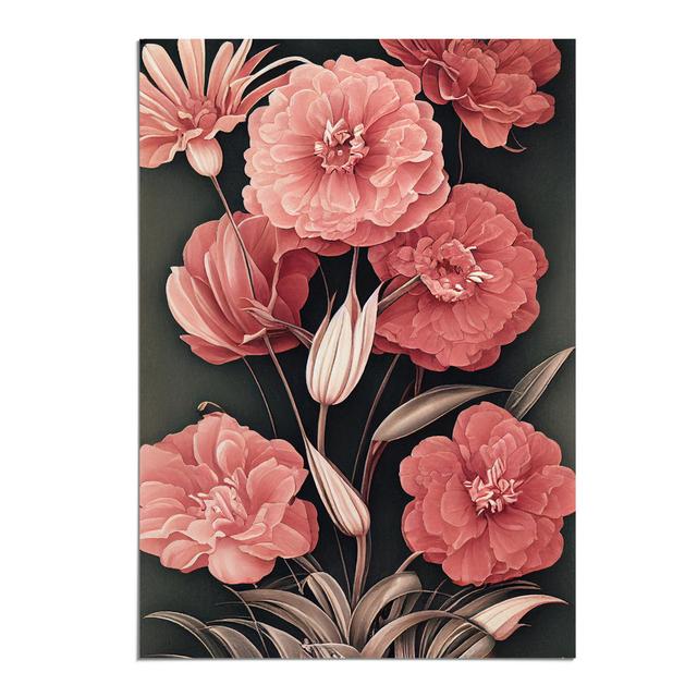 Uplifting Flowers 17 Stories Matte Colour: No Matte, Size: 42cm H x 29.7cm W, Format: Paper on Productcaster.