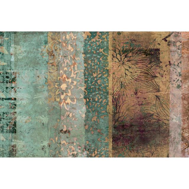 Lotus Patina I by Ricki Mountain - Wrapped Canvas Art Prints August Grove Size: 81cm H x 122cm W on Productcaster.